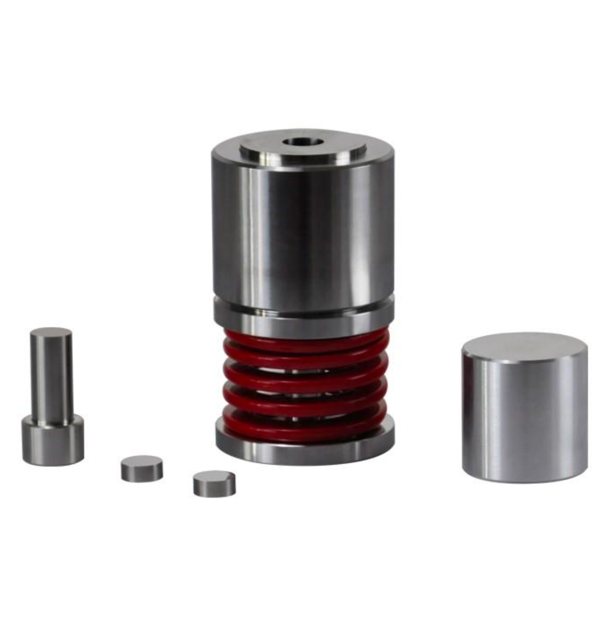 Bidirectional Pressing Die Set For Cylindrical Shape Sample