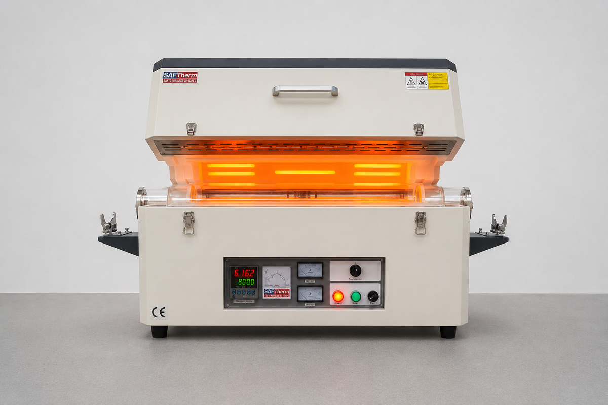 1200ºC Dual Zone Split Tube Furnace