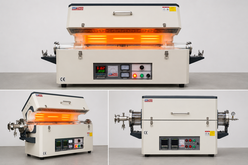 1200ºC Dual Zone Split Tube Furnace