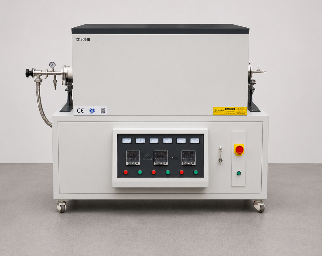 1700°C Three Zone Non-split Tube Furnace