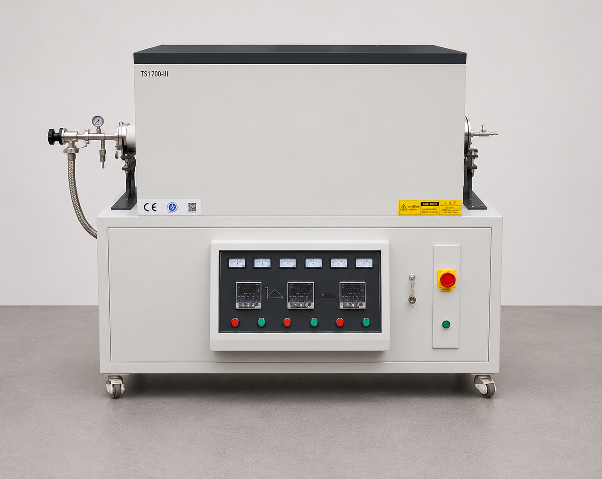 1700°C Three Zone Non-split Tube Furnace